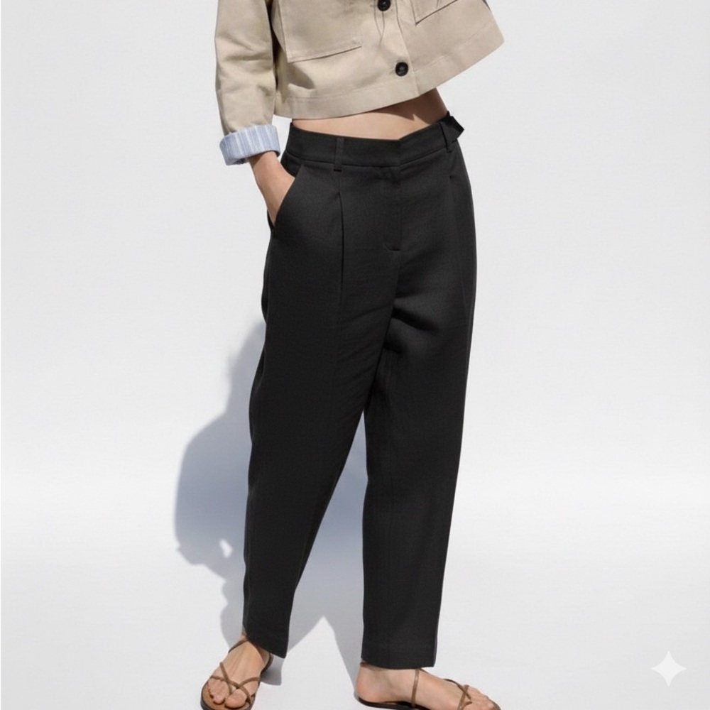 NWT Viscose & Linen Breathable Elegant   Summer Women's Pants size Small